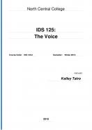 IDS 125.2: IDS 125: The Voice Coursepack cover
