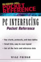 PC Interfacing Pocket Reference cover