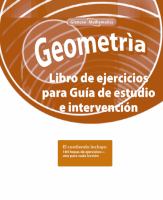 Geometry Study Guide and Intervention Workbook cover