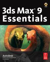3ds Max 9 Essentials- Autodesk Media and Entertainment Courseware cover