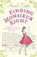 Finding Monsieur Right cover