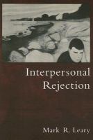 Interpersonal Rejection cover