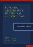 Forensic Assessments in Criminal and Civil Law : A Handbook for Lawyers cover