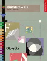 Inside Macintosh: Quickdraw Gx Object cover