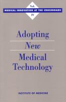 Adopting New Medical Technology cover