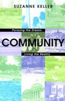 Community Pursuing the Dream, Living the Reality cover