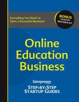 Online Education Business cover