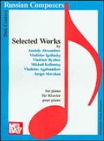Selected Works by 20th Century Russian Composers cover