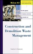 Construction and Demolition Waste Management cover