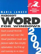Word 2002 for Windows: Visual QuickStart Guide cover