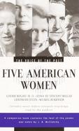 H. D., Edna St. Vincent Millay, Marianne Moore, Gertrude Stein: An Anthology of Women Poets with Book cover