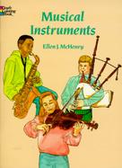 Musical Instruments Coloring Book cover