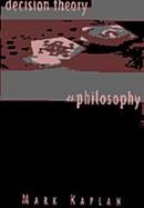 Decision Theory as Philosophy cover