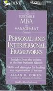 Personal and Interpersonal Frameworks cover