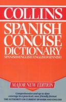 Collins Spanish-English, English-Spanish Dictionary =: Collins Diccionario Espa~nol-Ingles, Ingles-Espa~nol cover