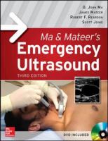 Ma and Mateer's Emergency Ultrasound cover