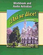 Asi Se Dice! Workbook and Audio Activities (Glencoe Spanish) cover