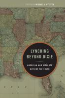 Lynching Beyond Dixie : American Mob Violence Outside the South cover