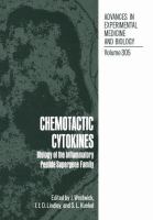 Chemotactic Cytokines Biology of the Inflammatory Peptide Supergene Family cover