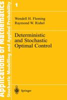 Deterministic and Stochastic Optimal Control cover
