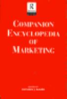 Companion Encyclopedia of Marketing cover