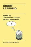 Robot Learning cover