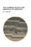 Common Rocks and Minerals of Missouri cover
