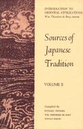 Sources of Japanese Tradition (volume2) cover