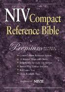 New International Version Compact Reference Bible Black Bonded Leather cover