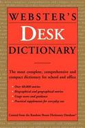 Webster's Desk Dictionary cover