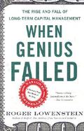 When Genius Failed The Rise and Fall of Long-Term Capital Management cover