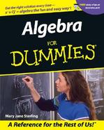Algebra for Dummies cover