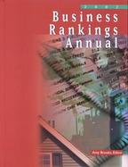Business Rankings Annual 2002 Lists of Companies, Products, Services, and Activities Compiled from a Varity of Published Sources cover