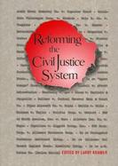 Reforming the Civil Justice System cover