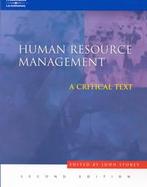 Human Resource Management A Critical Text cover