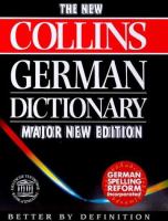 Collins German-English, English-German Dictionary: Unabridged cover
