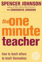 The One-Minute Teacher (One Minute Manager) cover