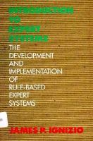 Introduction to Expert Systems: The Development and Implementation of Rule-Based Expert Systems cover