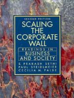 Scaling the Corporate Wall Readings in Business and Society cover