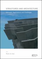 Structures and Architecture : Concepts, Applications and Challenges cover