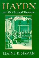Haydn and the Classical Variation cover