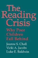 The Reading Crisis: Why Poor Children Fall Behind cover