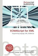 Ecmascript for Xml cover