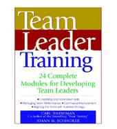 Team Leader Training 24 Complete Modules for Developing Team Leaders cover