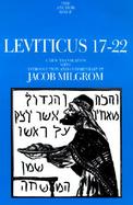 Leviticus 17-22 A New Translation With Introduction and Commentary cover