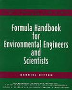 Formula Handbook for Environmental Engineers and Scientists cover