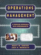 Operations Management A Process Approach With Spreadsheets cover