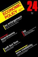 Economic Policy A European Forum 24 April 1997 cover