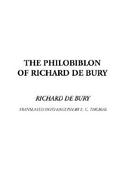 The Philobiblon of Richard De Bury cover