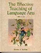 Effective Teaching of Language Arts, The cover